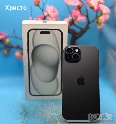 Apple iPhone 15, 128GB, 5G, Black , снимка 5 - Apple iPhone - 54386003