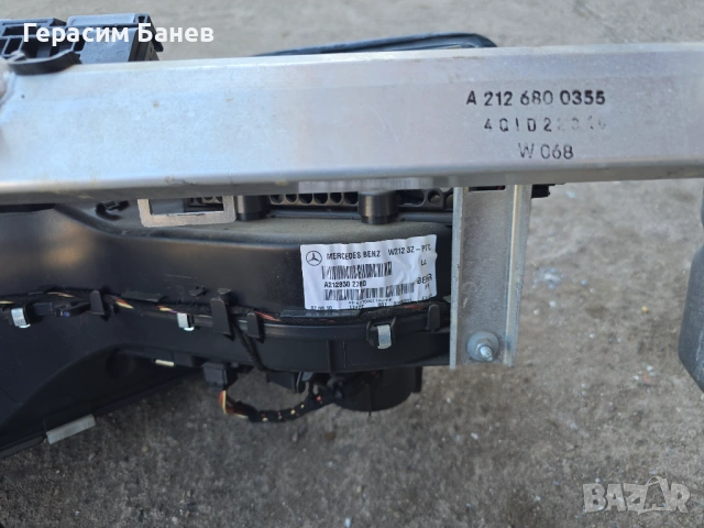 А2128302760 / А2126800355 Парно с арматурно табло OEM MERCEDES W212 E 350 CDI 4MATIC OM642 2011, снимка 6 - Части - 54665685