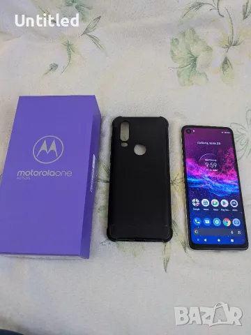 продава се Motorola one action 