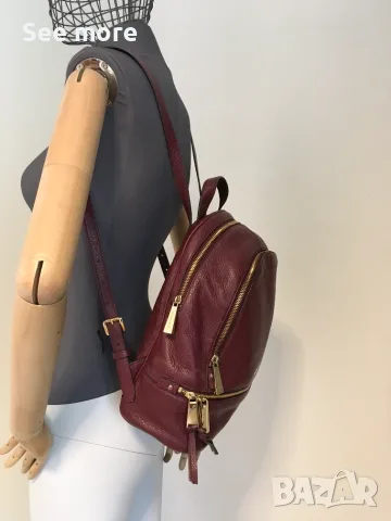 Michael Kors раница естествена кожа , снимка 8 - Раници - 55456599
