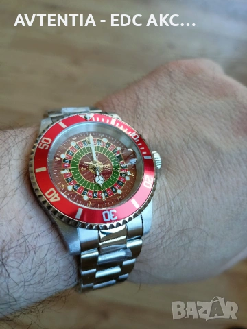 Часовник Invicta Prodiver 200м, Roulette design, механизъм Seiko/Hattori/TMI, корона на винт, 40мм