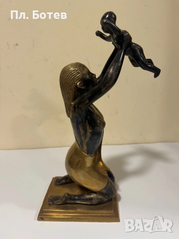 Уникална бронзова фигура/статуя, снимка 5 - Други ценни предмети - 54140045