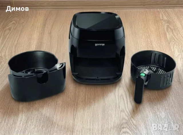 Фритюрник с горещ въздух AirFryer Gorenje AF1409DB, 1400 W, 3.5 литра, 9 програми, снимка 3 - Фритюрници - 55535869