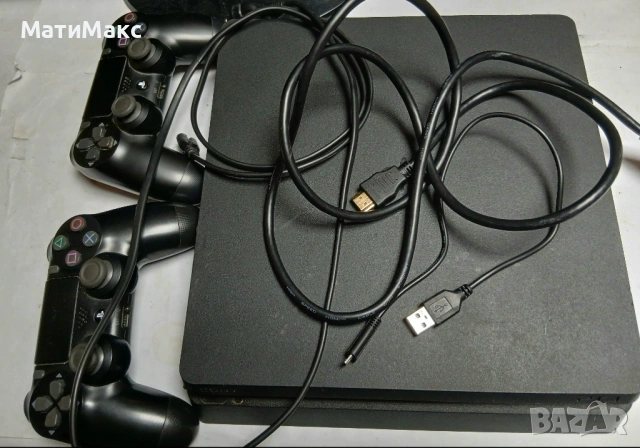 Playstation 4 + 2 контролера, снимка 6 - PlayStation конзоли - 54364195