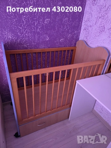 Продава се ново детско легло с матрак - д.120 на ш.70,мобилно. , снимка 7 - Мебели за детската стая - 54399597
