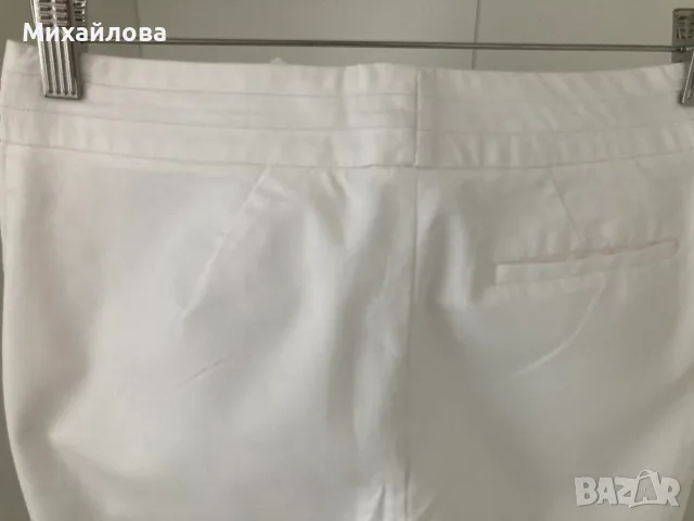 Бял панталон на Stefanel, размер S, снимка 8 - Панталони - 55573826