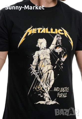 Тениска METALLICA , мъжки дамски и детски тениски над 20 цвята, снимка 2 - Тениски - 54487870