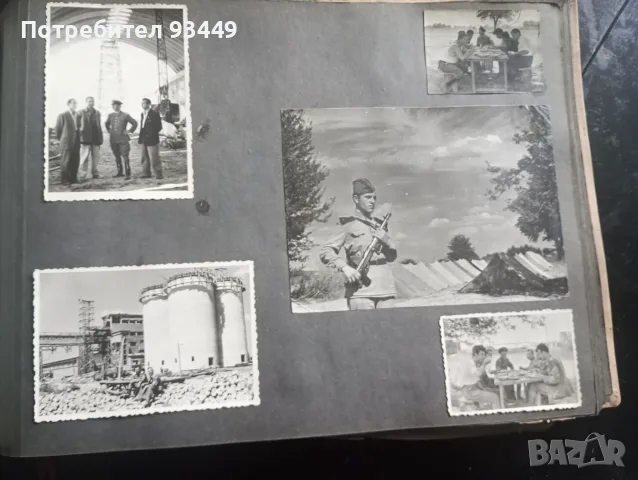 Албум със стари военни снимки, снимка 8 - Антикварни и старинни предмети - 55391592