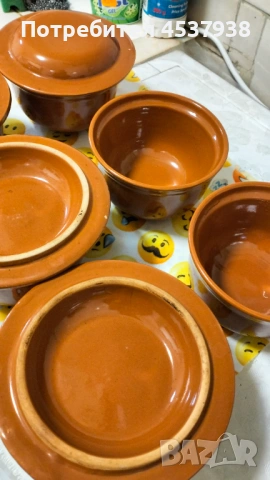 Продавам керамични гювечета , снимка 3 - Съдове за готвене - 54160204