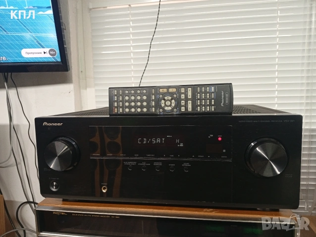 5.1 канален ресивър PIONEER VSX-321, снимка 2 - Ресийвъри, усилватели, смесителни пултове - 54376294