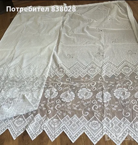 перде с бродерия