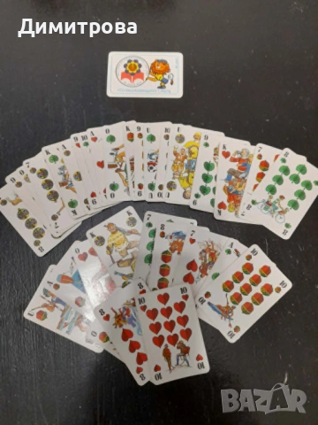 Ретро колекционерски немски карти за игра ГДР/ DDR, снимка 5 - Колекции - 54444034