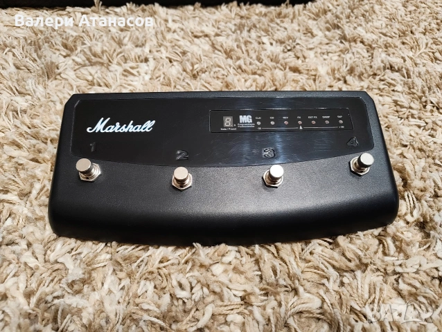 Усилвател Marshall MG30 CFX + footswitch, снимка 5 - Ресийвъри, усилватели, смесителни пултове - 54904937
