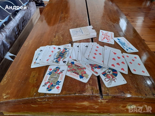 Стари Атласни карти за игра #3, снимка 3 - Други ценни предмети - 54070102