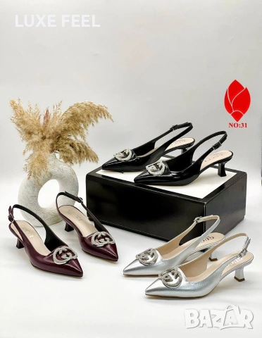 Gucci ⚜️ Prada⚜️ Valentino ⚜️Дамски Обувки 36-41н , снимка 4 - Дамски обувки на ток - 54456439