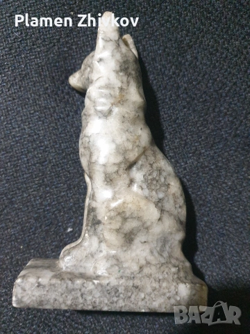 пластика от камък / немска овчарка/, снимка 3 - Антикварни и старинни предмети - 54037679