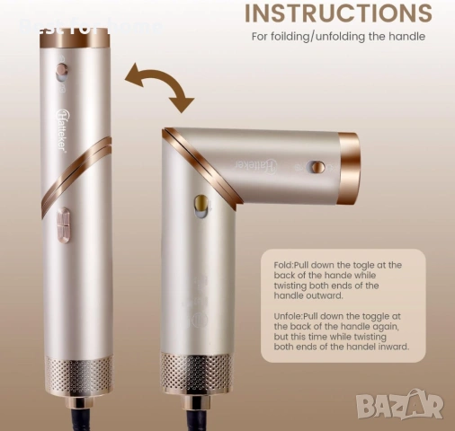 Hatteker, сешоар с отрицателни йони, снимка 9 - Друга електроника - 54209669