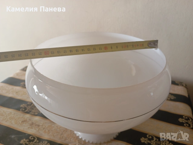 Куполно стъкло за лампа,полилей, снимка 4 - Настолни лампи - 55011058