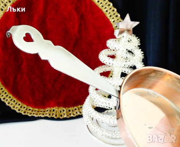 Меден тиган за сос,карамел,чиста червена мед. , снимка 3 - Антикварни и старинни предмети - 54487523