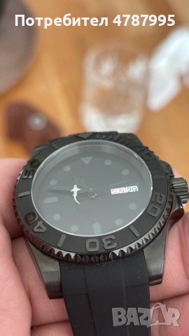 SEIKO MOD NH36A black PVD plated, снимка 7 - Мъжки - 55161347