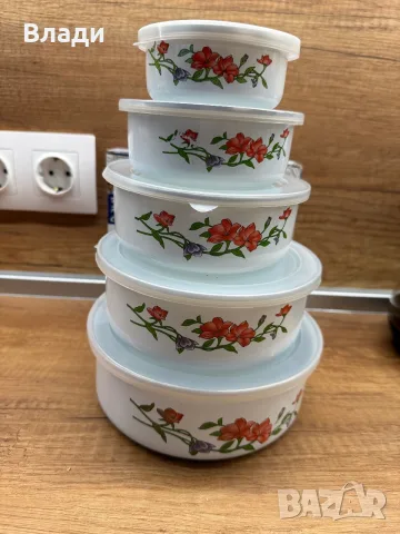 Комплект кутии за съхранение на продукти