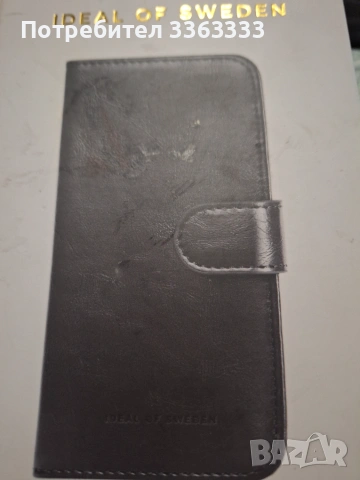 калъф тип портфейл IDEAL OF SWEDEN за iPhone 14 Plus (Черен), снимка 2 - Калъфи, кейсове - 55250305