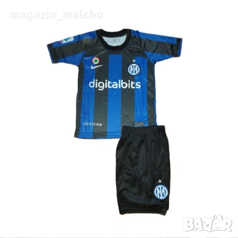 ДЕТСКИ ФУТБОЛЕН ЕКИП - NIKE FC INTER MILANO; размери: 104/116, 128, 140, 152, 164 и 176 см. 