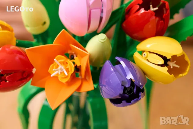 НОВО ЛЕГО 11501 ЛЕГО БОТАНИКАЛС - Букет лалетa LEGO 11501 Botanical – Tulip Bouquet, снимка 2 - Конструктори - 55606126