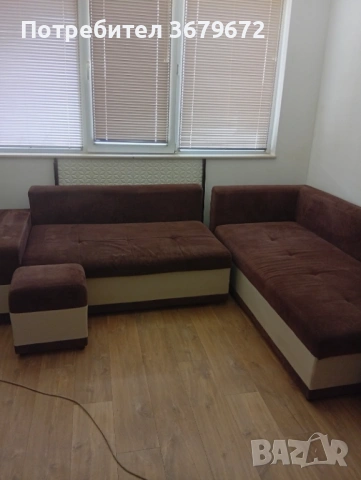 Продавам запазен разтегателен ъглов диван 150E