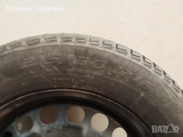  Железни Джанти с Гуми PIRELLI WINTER SOTTOZERO 3 – 2 броя, снимка 4 - Гуми и джанти - 54730451