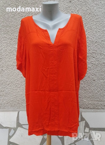 4XL  Нова туника Janina в доматено червено 