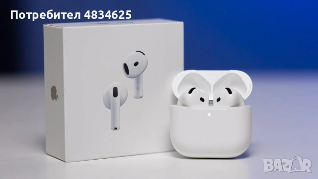 Безжични слушалки Apple Air Pods 4