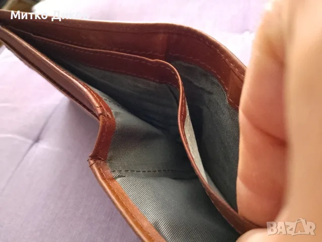 Bugatti и Pierre Cardin два портфейла естествена кожа 120x95mm Rfid protection и двата отлични, снимка 6 - Портфейли, портмонета - 55422469
