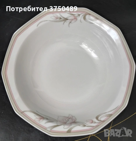Порцеланови чаши и чинии , снимка 4 - Сервизи - 54818402
