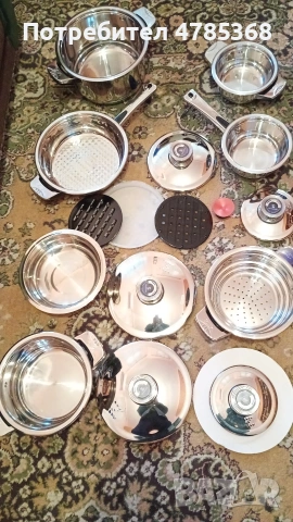 НОВ комплект Koch-Set+ нови халби+нови 2съда ордьовър+съд за церемонии, снимка 3 - Съдове за готвене - 54098532