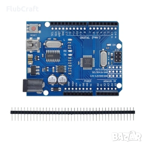Микроконтролер Arduino Uno R3 CH340G Mini USB
