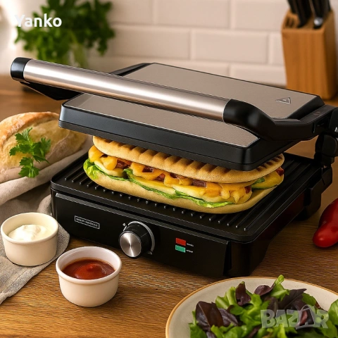 Тостер-грил 2 в 1 Royalty Line RL-PG7937 – 2000W, снимка 3 - Тостери - 54090461