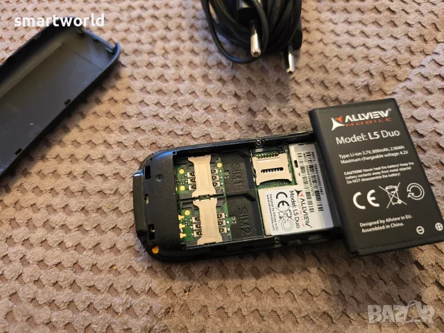 ​Мобилен телефон с 2 SIM карти Allview L5 Duo + зарядно, снимка 4 - Allview - 55404686