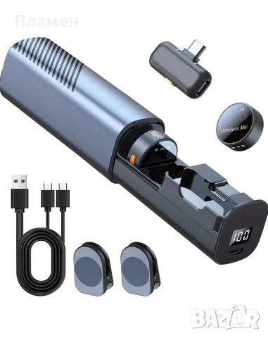 Безжичен микрофон S53 Wireless Lavalier безжичен реверен (лавалиерен) микрофон 