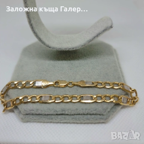 Златна гривна MIDAS 14K - 4,68 г, снимка 3 - Гривни - 54543741
