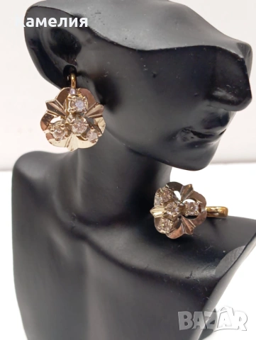 Руско злато , снимка 2 - Обеци - 53963533