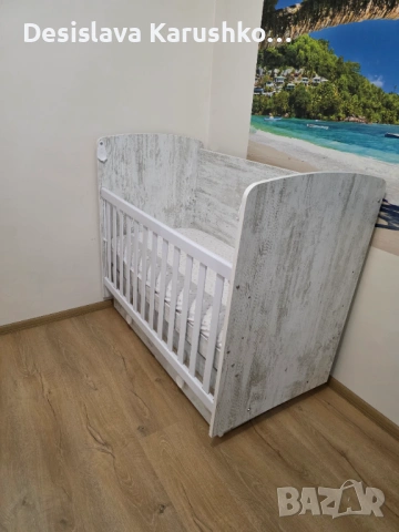 Дървена кошара +матрак, снимка 2 - Кошарки - 53996405