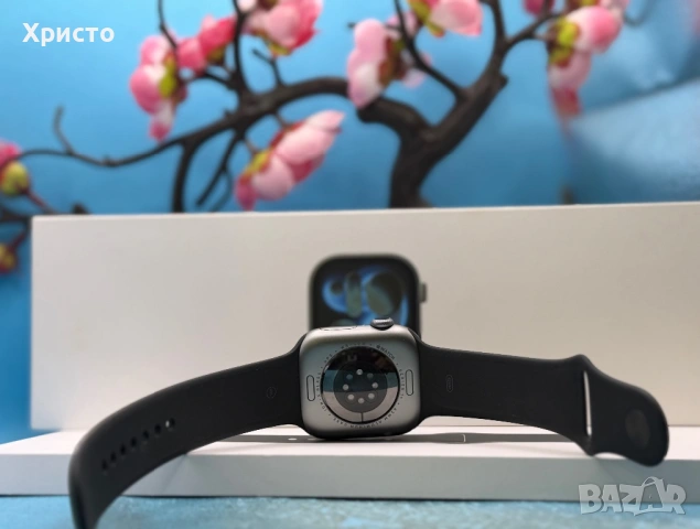 ГАРАНЦИОНЕН!!! Apple Watch 11 GPS, Корпус Space Grey Aluminium 42mm  , снимка 7 - Смарт часовници - 54939875
