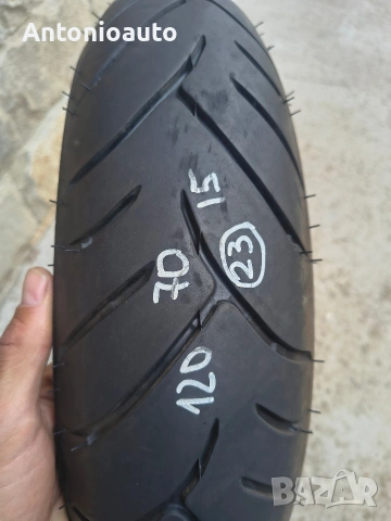 Гума Dunlop Scoot Smart 120 70 15 56S гуми скутер, снимка 4 - Гуми и джанти - 55182051