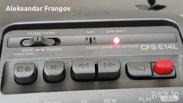 SONY CFS - E14L, снимка 7 - Радиокасетофони, транзистори - 55033700