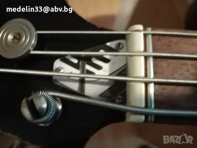 Klira Texas bass 351,Relic, West Germany 1960,short scale, sunburst, бас китара, снимка 11 - Китари - 55652044