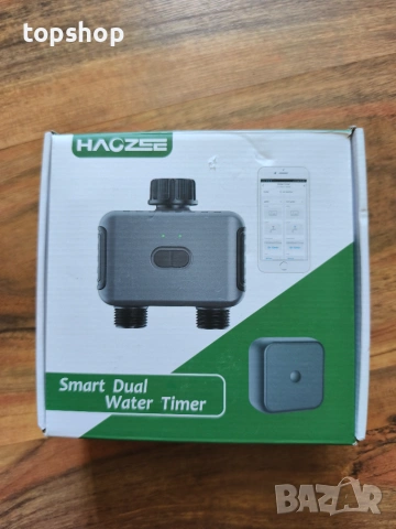 Чисто нов Двоен Смарт WiFi Таймер за Автоматично Поливане Haozee (с 2 изхода + WiFi Хъб)   , снимка 8 - Друга електроника - 55122719