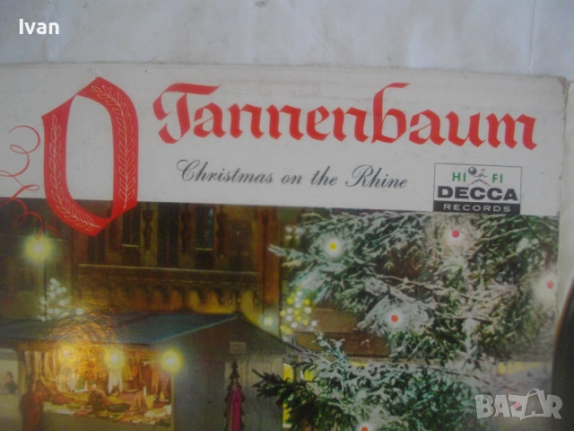 Werner Muller O, Tannenbaum Christmas On The Rhine LP 1956 Decca record DL 8388 ГРАМОФОННА ПЛОЧА, снимка 4 - Грамофонни плочи - 54622335