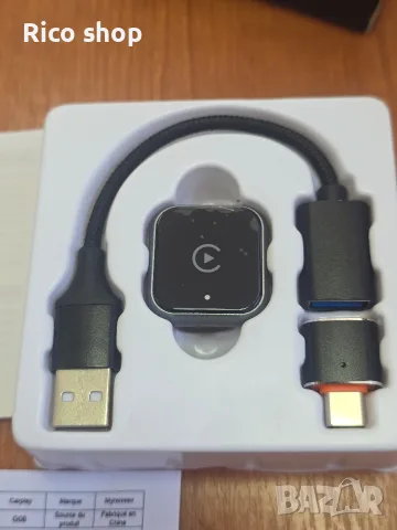 Безжичен адаптер за Android Auto и Apple Carplay, снимка 3 - Аксесоари и консумативи - 55530230