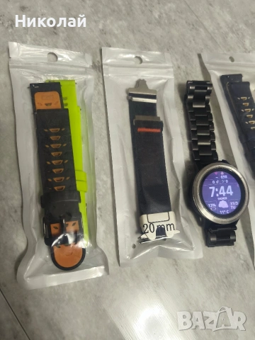 Продавам Garmin Vivoactive 3 комплект с верижки , снимка 8 - Смарт часовници - 54059061